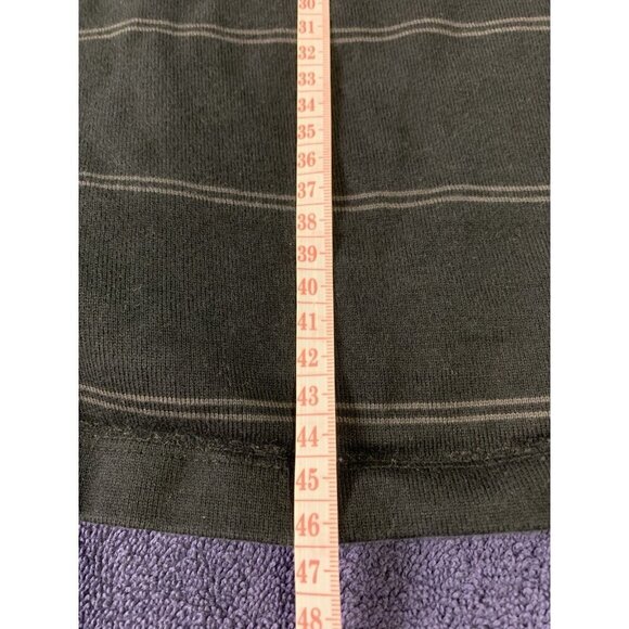 Nike black and grey Striped Cropped Long sleeve Thick Cotton Crew Neck Women XS - Picture 8 of 8